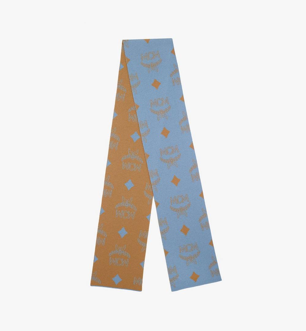Reversible Monogram Jacquard Wool Stole 1 Reversible Monogram Jacquard Wool Stole 1